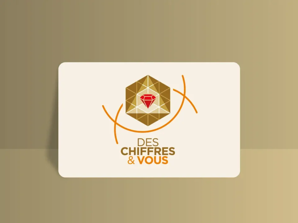 Logo cabinet comptable Des Chiffres et Vous - Totorpedro création graphique